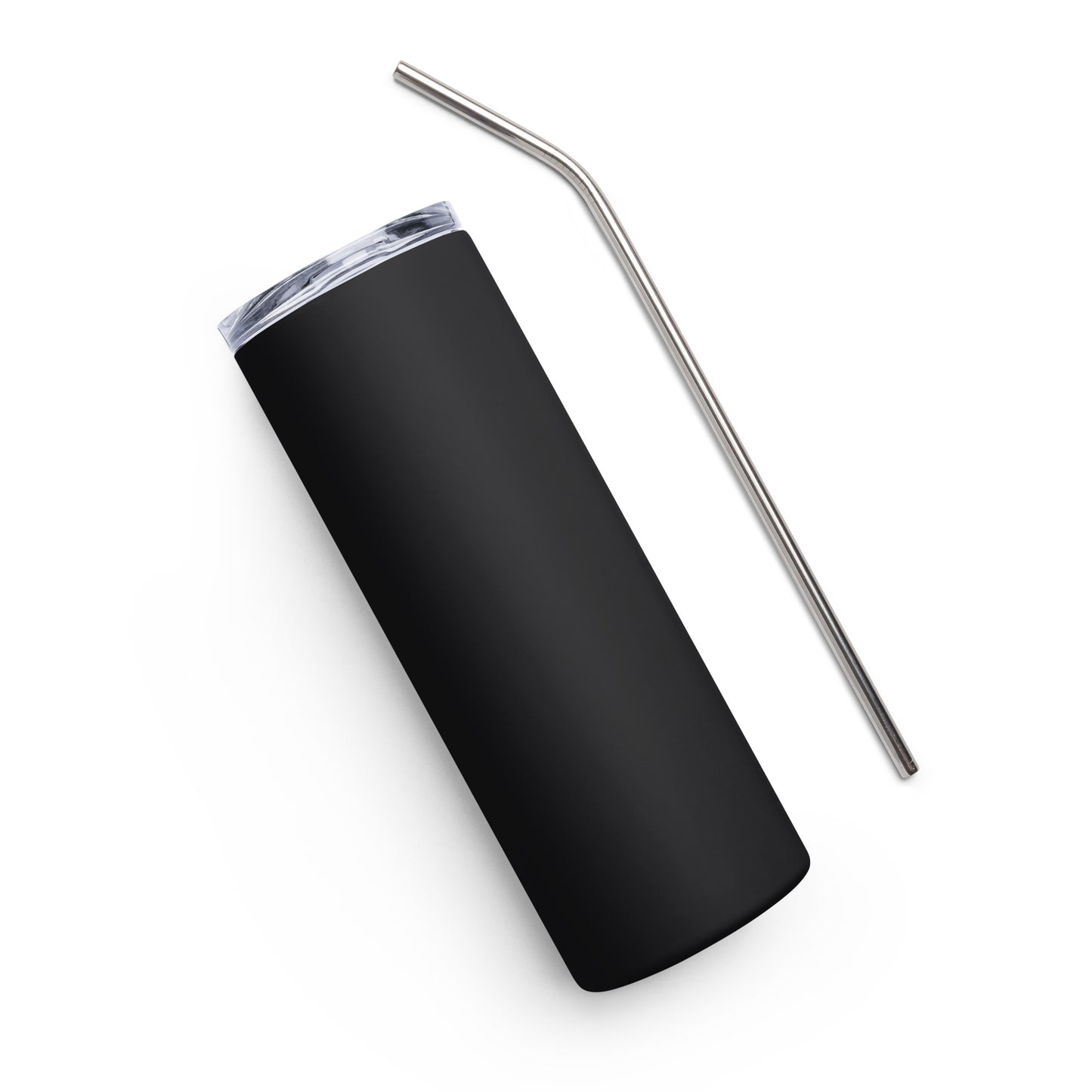 Black Leading to Love + Freedom Stainless Steel Tumbler